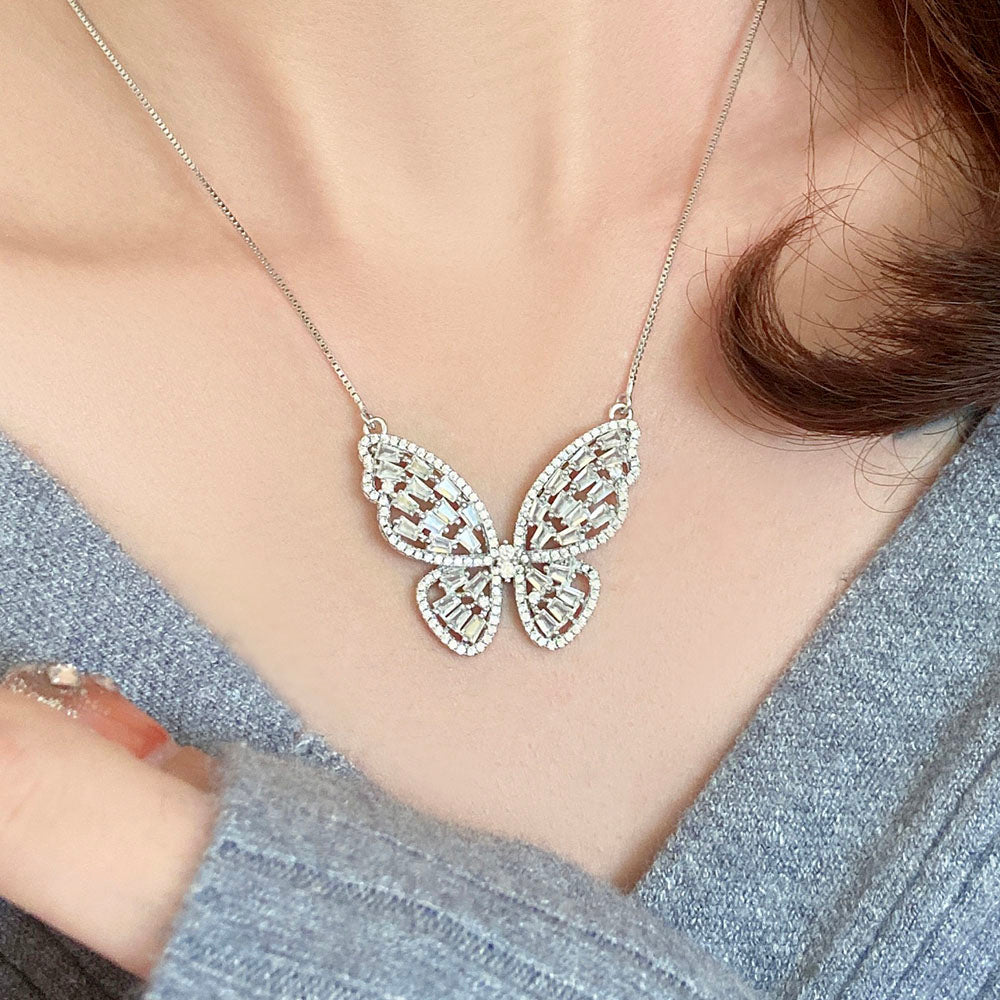 Mercedes Butterfly Necklace