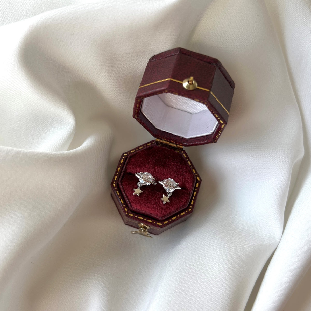 Stars Planet Stud Earrings