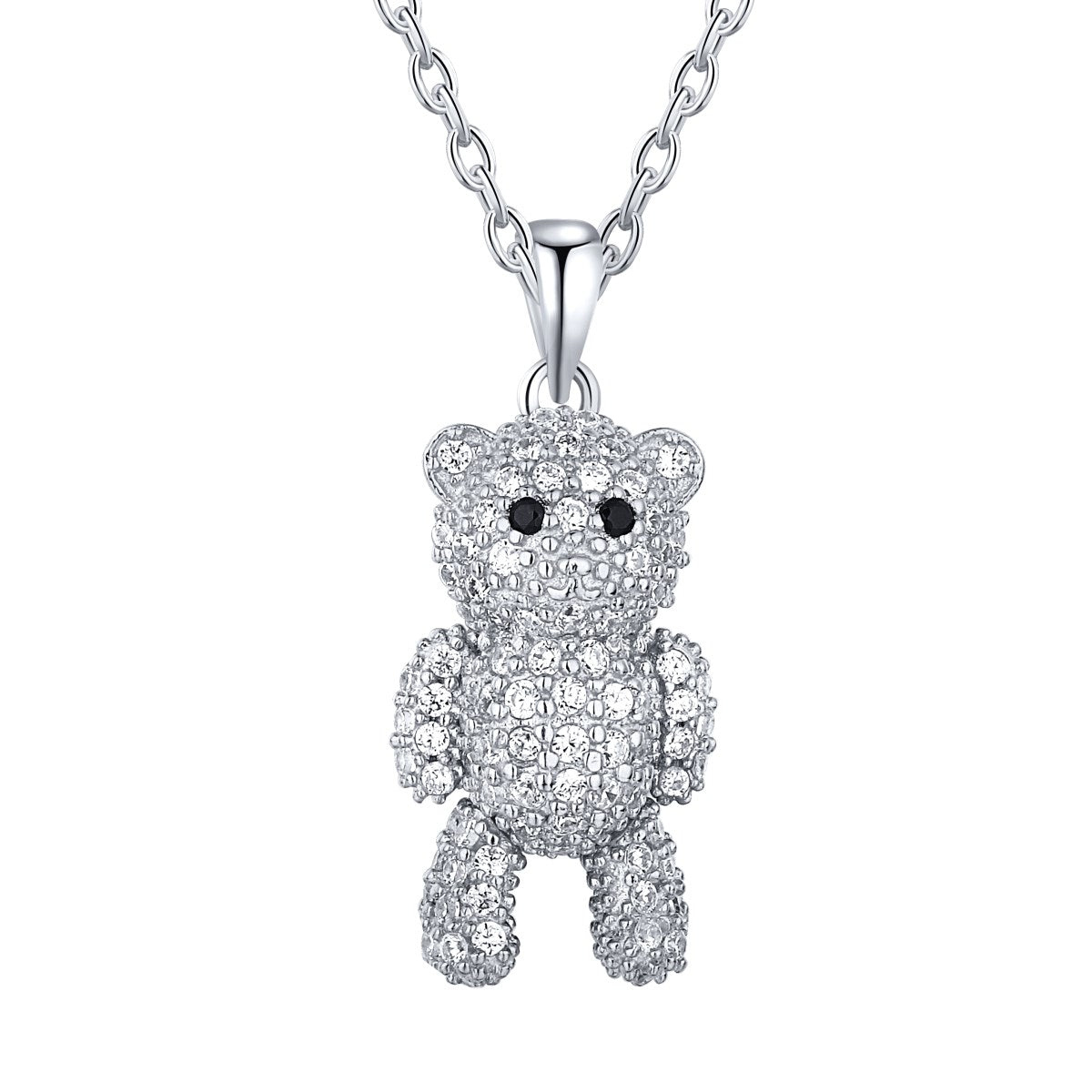 CRYSTAL TEDDY BEAR NECKLACE