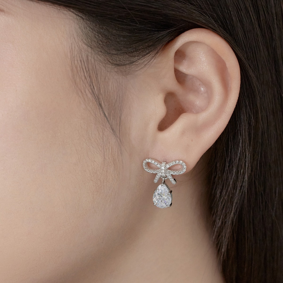 Love Bow Drop Earrings