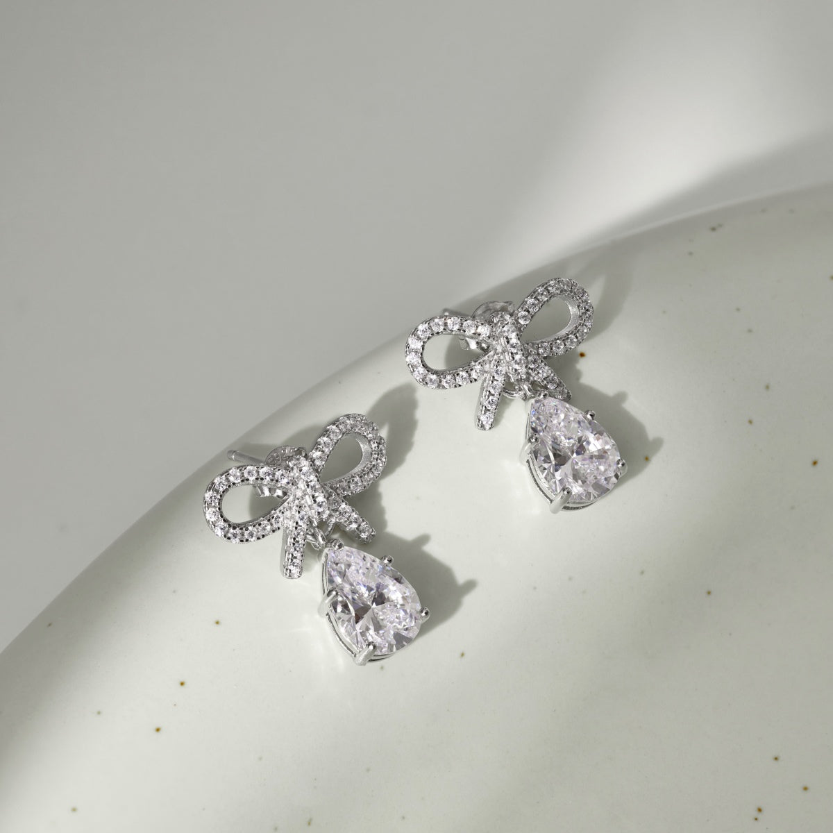 Love Bow Drop Earrings