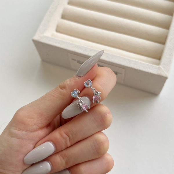 Cute Teddy  Bear Earrings