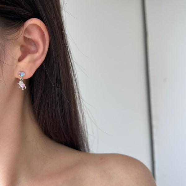 Cute Teddy  Bear Earrings