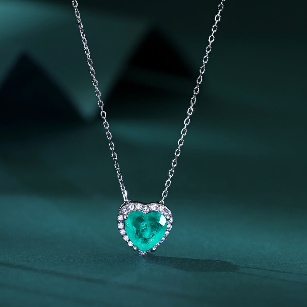 EVERGREEN HEART NECKLACE