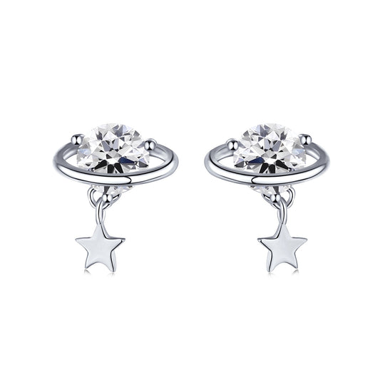 Stars Planet Stud Earrings